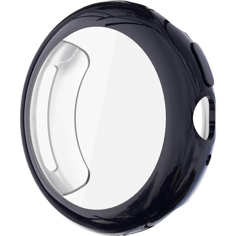 Cover-Discount Google Pixel Watch 4 - 41mm - Gummi Schutz Case Metall-Look, Accessori per smartwatch, Nero