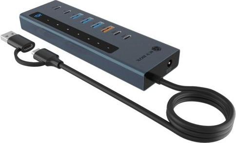 Productafbeelding Icy Box IB-HUB1743-CPD (USB-A, USB-C, 9 ports)