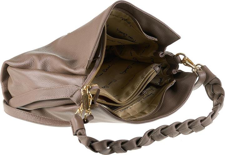 Actual product image Pierre Cardin Damen Schultertasche Made In Italy - Modell Aurelia Elite - 100% Leder - 30.0 X 25.0 X 12.0 Cm