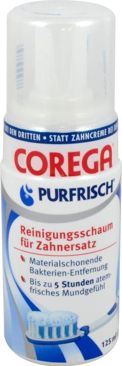 Actual product image Corega Purfrisch cleansing foam (125 ml)