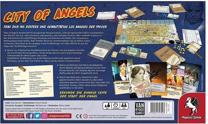 Image du produit Pegasus 57460G - City of Angels, Jeu de société, 1-5 joueurs, âges 16+ (édition DE) (Allemand, 1 - 5 Joueur)