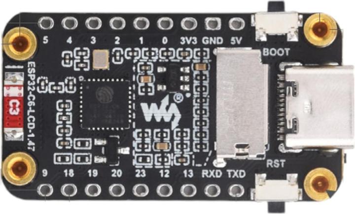 Image du produit WaveShare ESP32-C6 Écran couleur 1.47inch 172×320