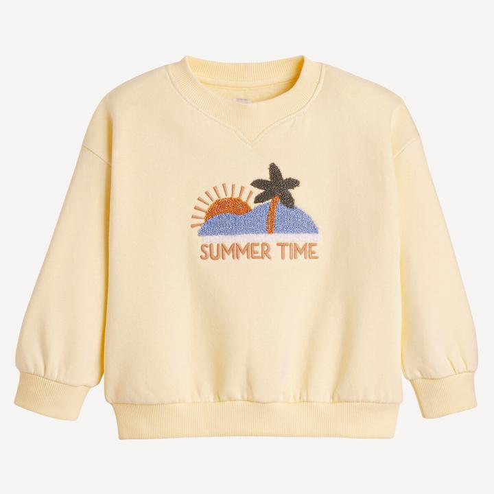 Produktbild La Redoute Collections Sweatshirt mit Stickerei und Rundhalsausschnitt (104)