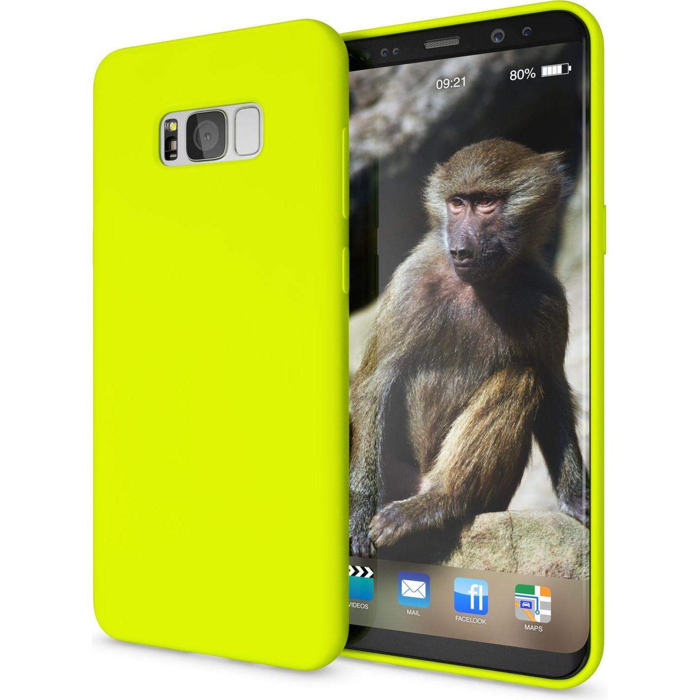 Nalia Handyhülle (Samsung Galaxy S8+), Smartphone Hülle, Gelb