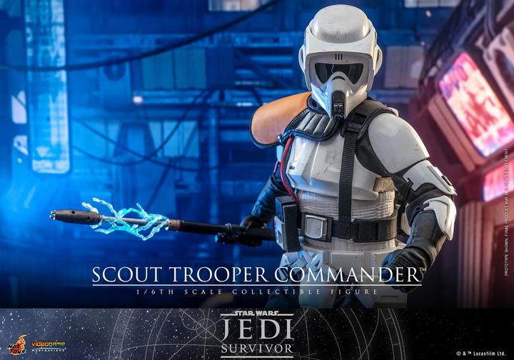 Actual product image Hot Toys Star Wars: Jedi Survivor figurine Videogame Masterpiece 1/6 Scout Trooper Commander
