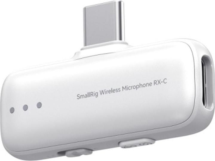 Actual product image SmallRig 5716 S 70 Wireless Microphone with Multi-Device Compatibility (White)