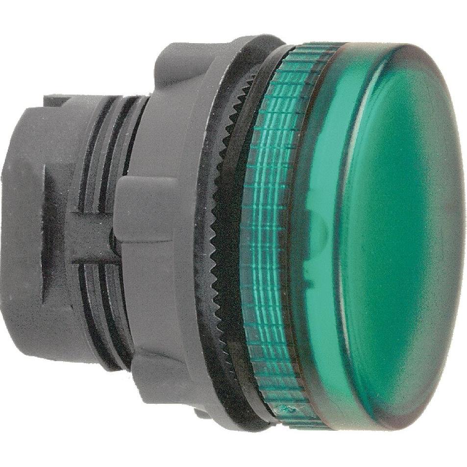 APC GmbH Indicatore luminoso gn a coste f.BA9S ZB5AV03S, Pulsante + Interruttore, Verde