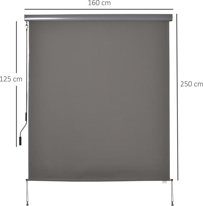 Image du produit Outsunny Store vertical à manivelle (1.60 m)