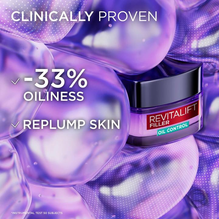 Actual product image L'Oréal Paris L'Oreal Paris Revitalift Filler Oil Control Cream 50 Ml For Oily Skin (50 ml, Day cream)