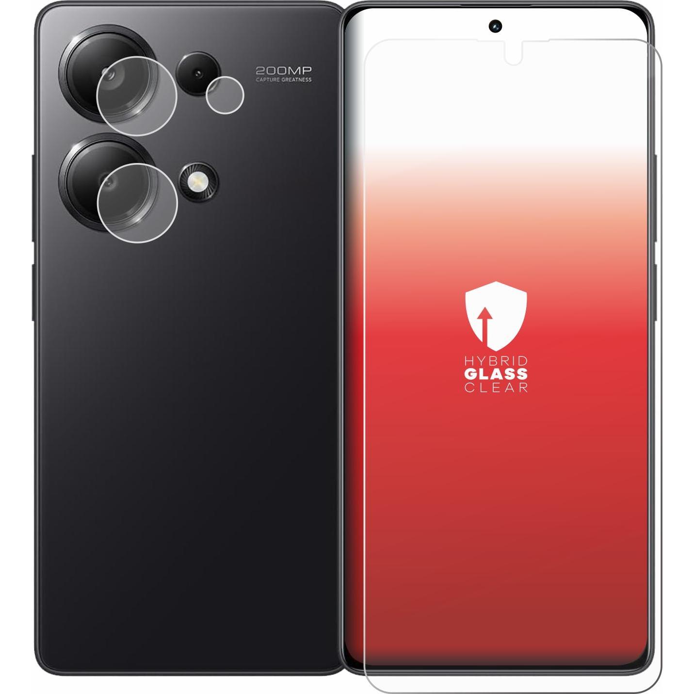 Thumbnail - upscreen Scratch Shield Panzerglasfolie (1 Stück, Xiaomi Redmi Note 13 Pro 4G), Smartphone Schutzfolie, Transparent