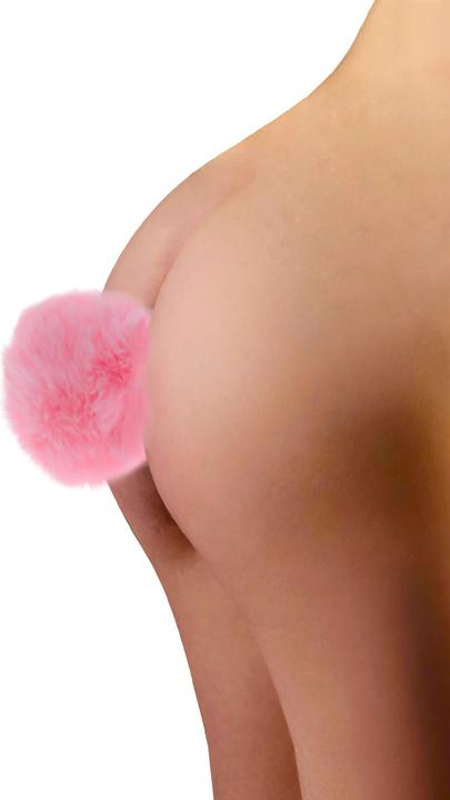 Actual product image Taboom Bunnytail butt plug