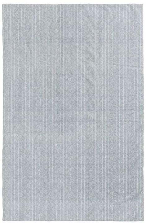 Actual product image Urbanara Picknickdecke Mallur 130 x 190 cm - Grüngrau / Weiss