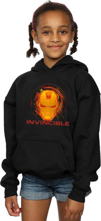 Immagine prodotto Avengers Iron Man Invincible Felpa con Cappuccio Ragazze (152, 158)