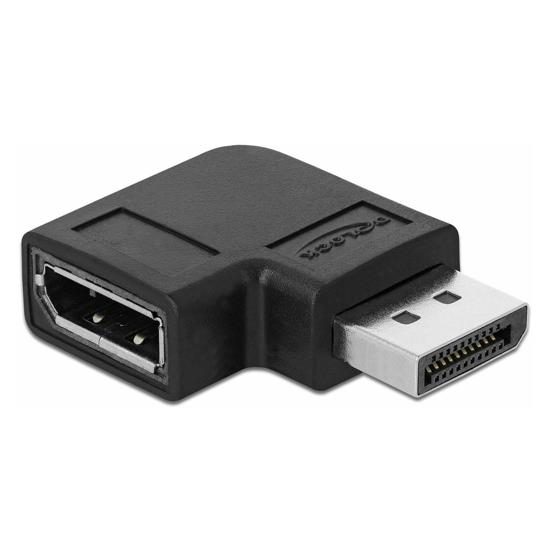 Delock Adattatore Displayport, nero, 8K/60 (DP, 3.03 cm), Adattatore dati + video, Nero