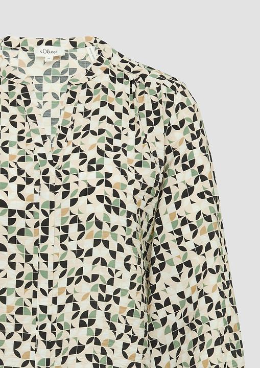 Actual product image S.Oliver Bluse Bluse aus Viskosemix mit Raffung (38)