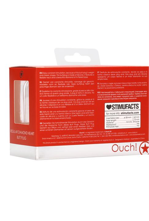 Produktbild Ouch! Diamond Heart Butt Plug