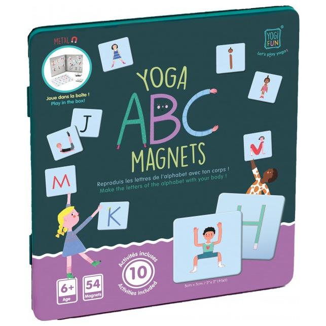 Buki France Y021 Yoga Abc Magnets For 4+ Years