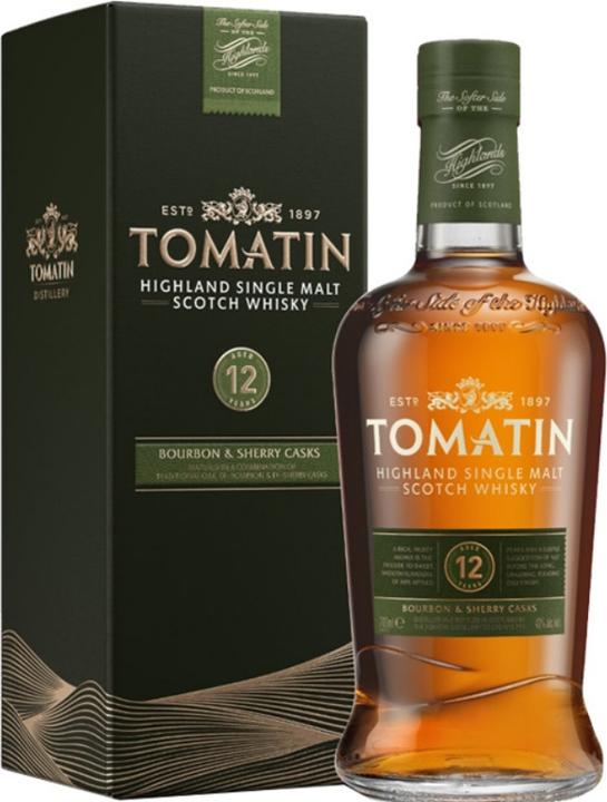 Produktbild Tomatin 12 Years (1 x 70 cl)
