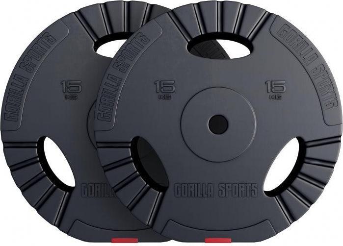 Produktbild Gorilla Sports Hantelscheiben (2 x 15 kg)