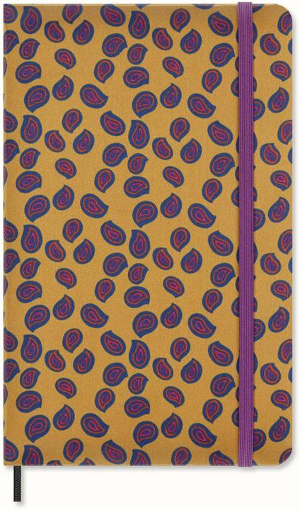 Actual product image Moleskine Silk notebook large/A5, lined, hard cover, yellow (A5, Lined, Hardcover)