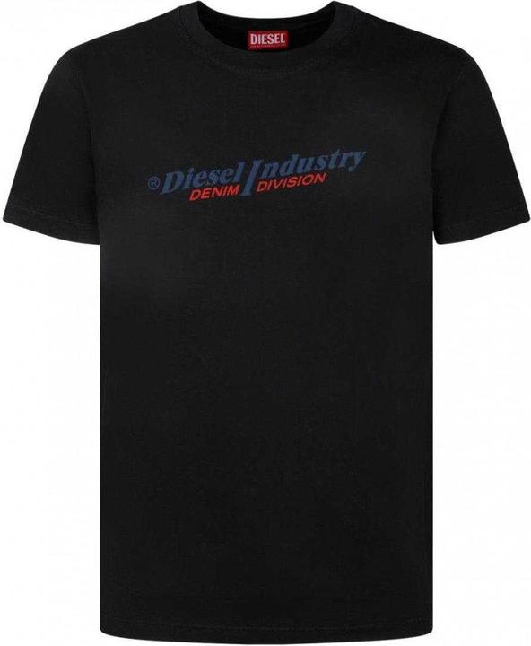 Actual product image Diesel Unisex Adult Industry Denim Division Logo T-Shirt (XXL)