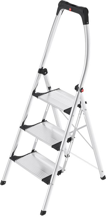 Produktbild Hailo K100 TopLine, Komfort-Trittleiter, 3 Stufen (Stehleiter, 150 cm)