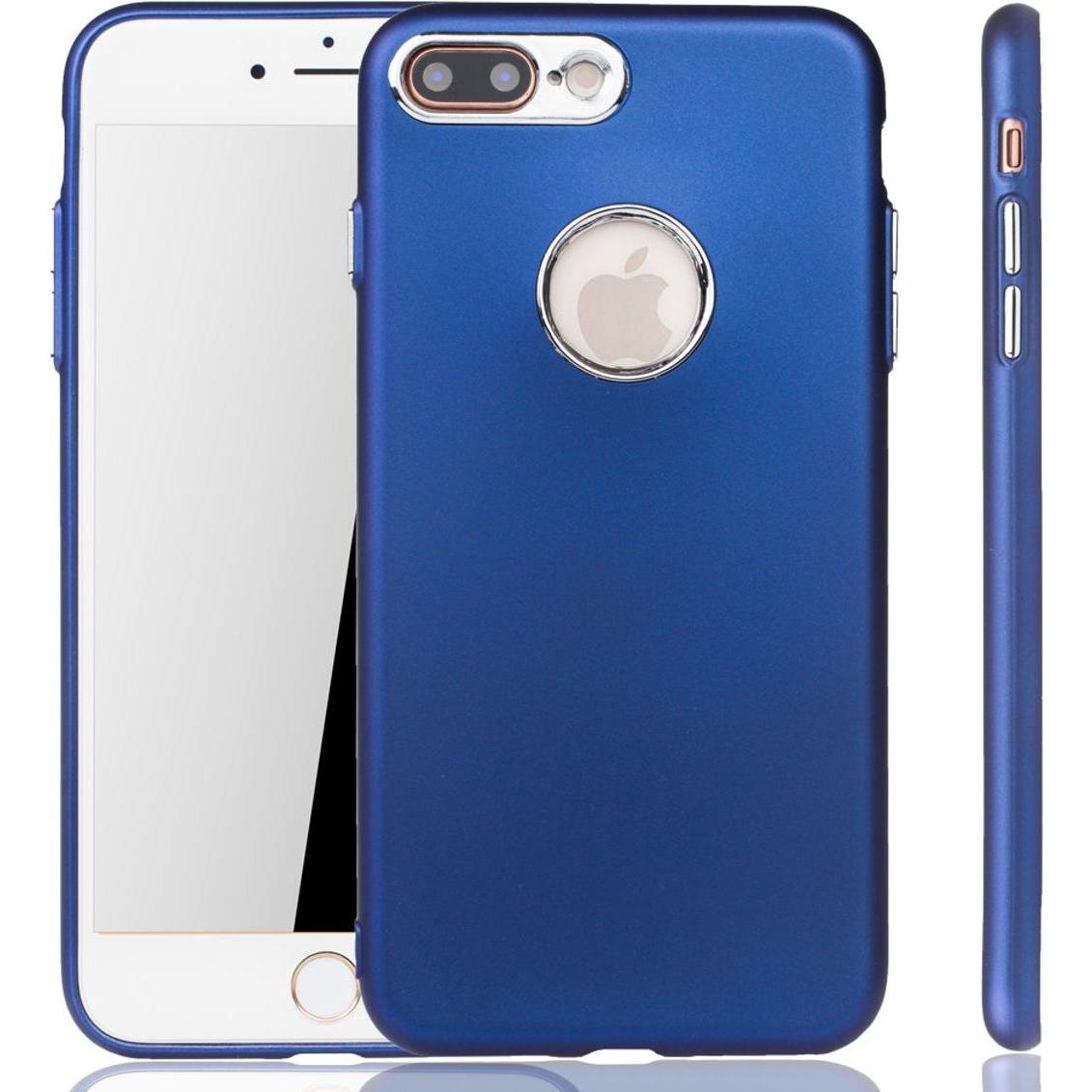 König Design Apple iPhone 7 / 8 Plus Hülle Handyhülle Handy Schutz Case Cover in Dunkelblau (Apple iPhone 7 Plus), Smart...