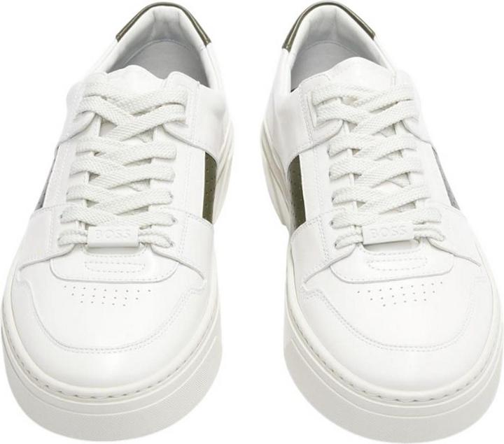 Actual product image BOSS Mens Gary Leather Tennis Shoes (39.5)