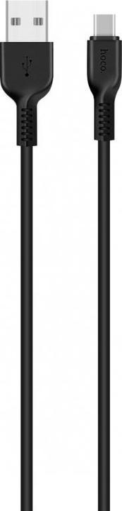 Actual product image Partner Telecom USB-A to USB-C X20, 18W, 2A, 1m, black (1 m, USB 3.0, 18 W)