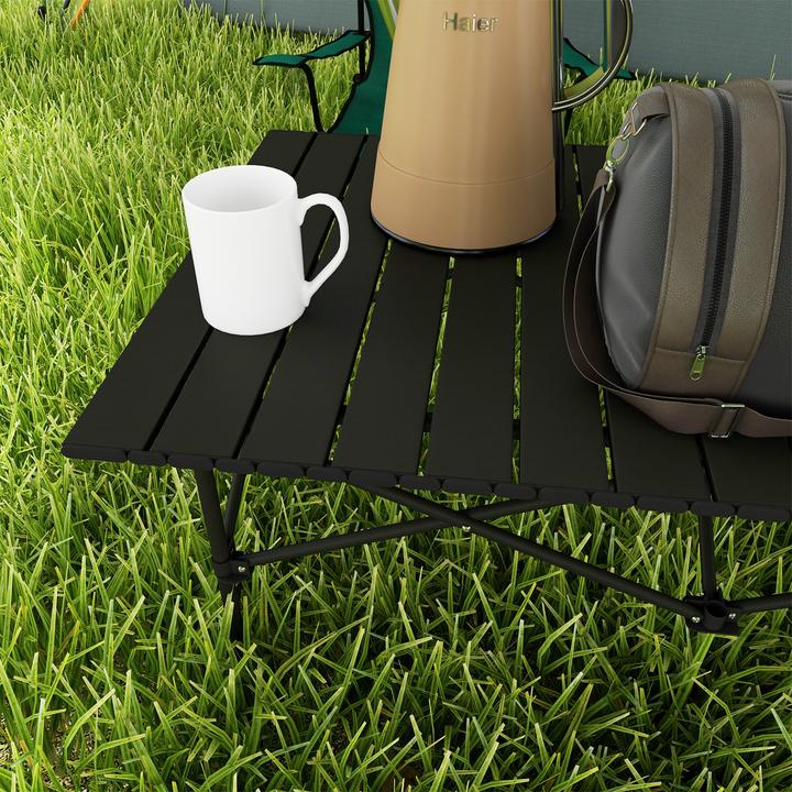 Image du produit Outsunny Campingtisch Aluminium Schwarz