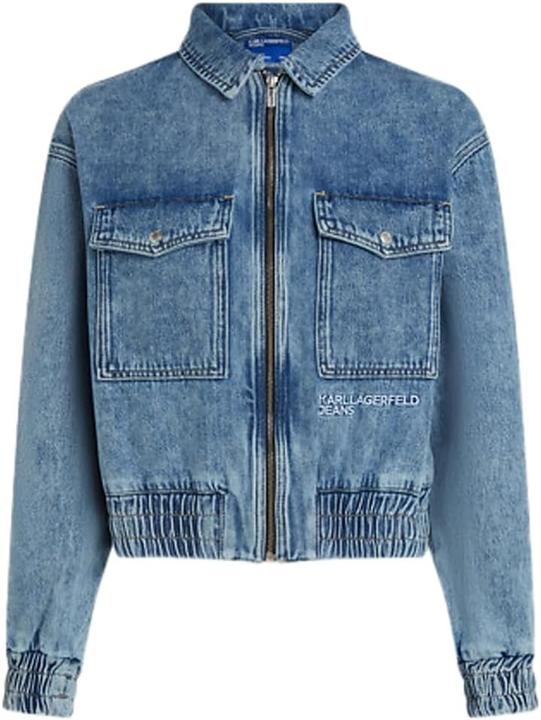 Actual product image Karl Lagerfeld Denim Bomber Jacket (M)