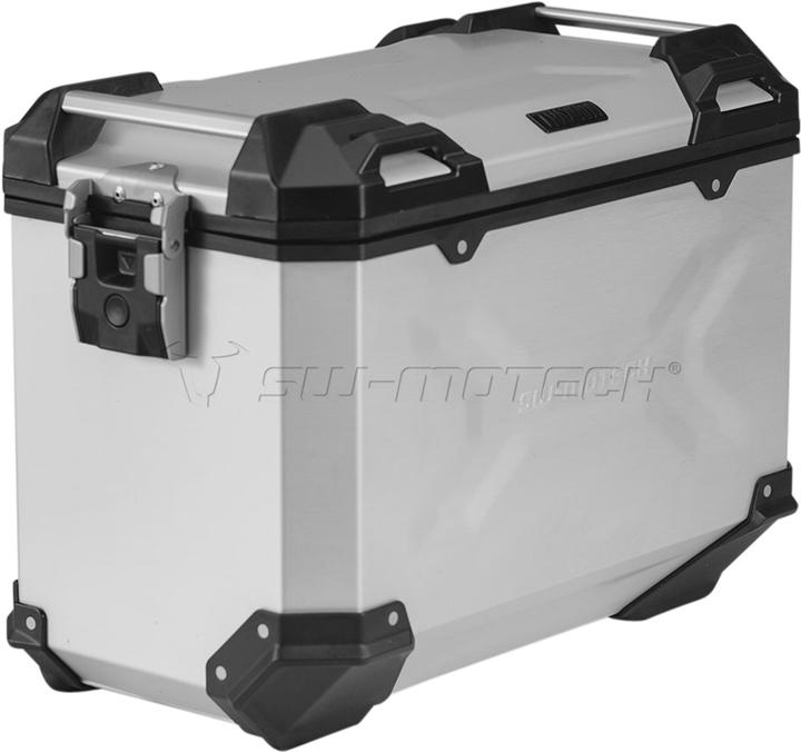 Sw Motech TRAX Adventure argent gauche 45 litres (45 l)