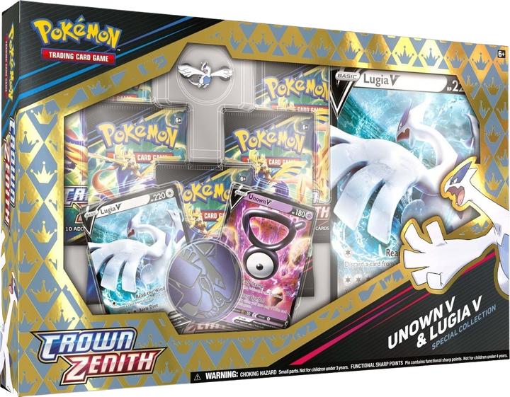 Actual product image Pokémon P-FR SWSH12.5 'Zénith Suprême' Unown & Lugia V (French)