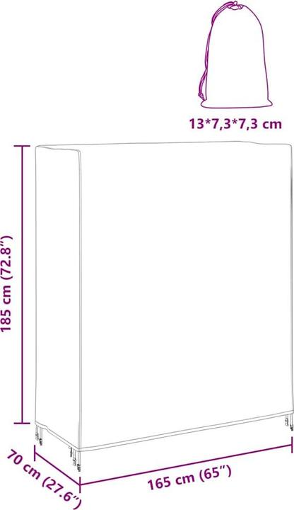 Image du produit vidaXL Terrassen-Abdeckung