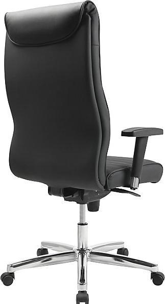 Produktbild Topstar Chefsessel PRIME TIME 100, PT19TA80 Leder schwarz, Gestell chrom