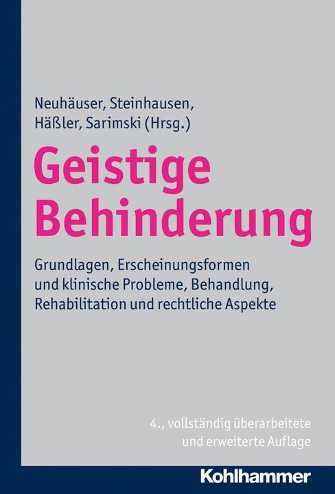 Produktbild Geistige Behinderung (Deutsch, Christian Schanze, Frank Hässler, Gerhard Neuhäuser, Samuel Elstner, Theo Klauss, 2013)