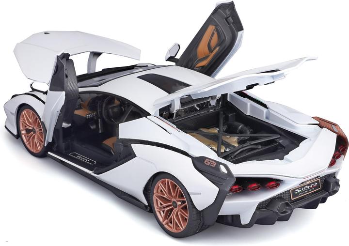 Immagine prodotto Bburago Lamborghini Sian FKP 37 1/18 bianco/nero