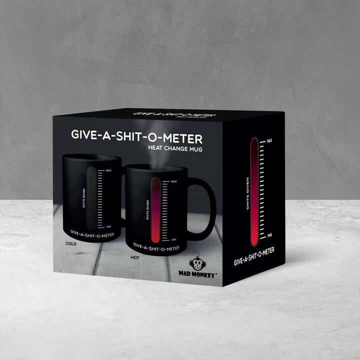Produktbild Mad Monkey Tasse Give a Shit mit Farbwechsel durch Wärme (300 ml, 1 x)