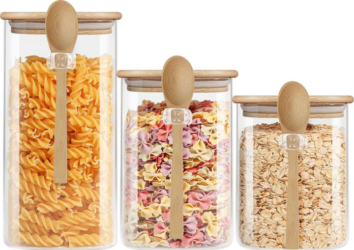 Produktbild Cheffinger Set Vorratsgläser mit Löffel (1.50 l)