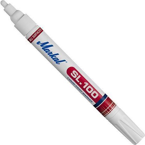 Markal Paint marker industry SL100 white (White, 3 mm, 12 x)