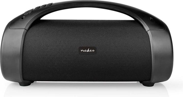 Produktbild Nedis Bluetooth® Party Boombox 6 hrs 2.0 50 W Media Playback: AUX/USB IPX5 Linkable Carrying Handle (6 h, Akkubetrieb)