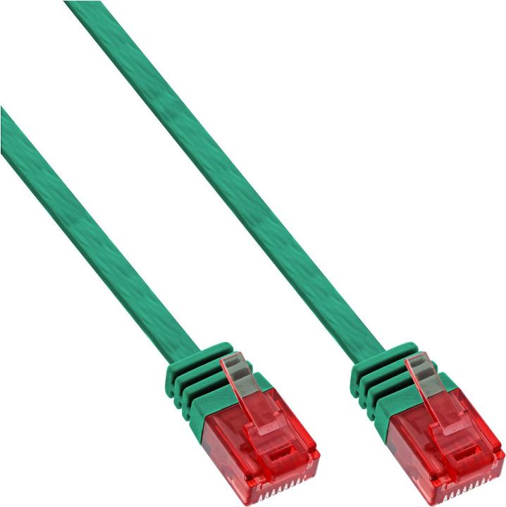 Image du produit InLine Câble de raccordement plat (U/UTP, CAT6, 3 m)
