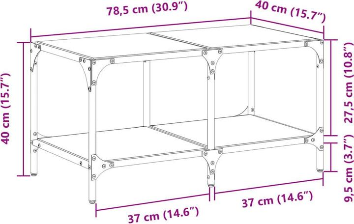 Image du produit vidaXL Couchtisch