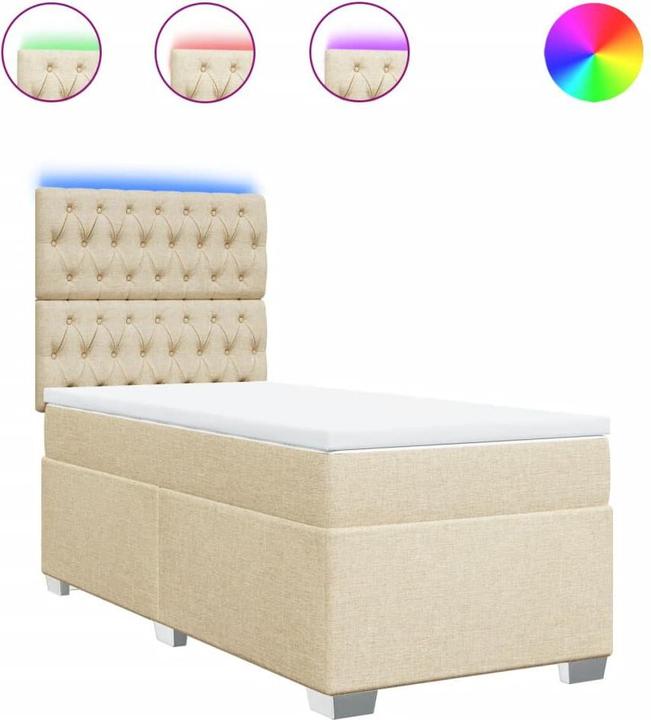 Actual product image vidaXL Boxspringbett (90 x 200 cm)