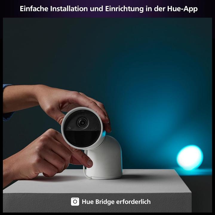 Image du produit Philips Hue Secure Caméra filaire avec support (1920 x 1080 Pixels)