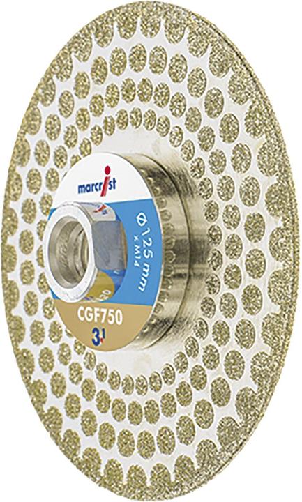 Immagine prodotto Marcrist Disco da taglio diamantato CGF750 125 mm 3in1