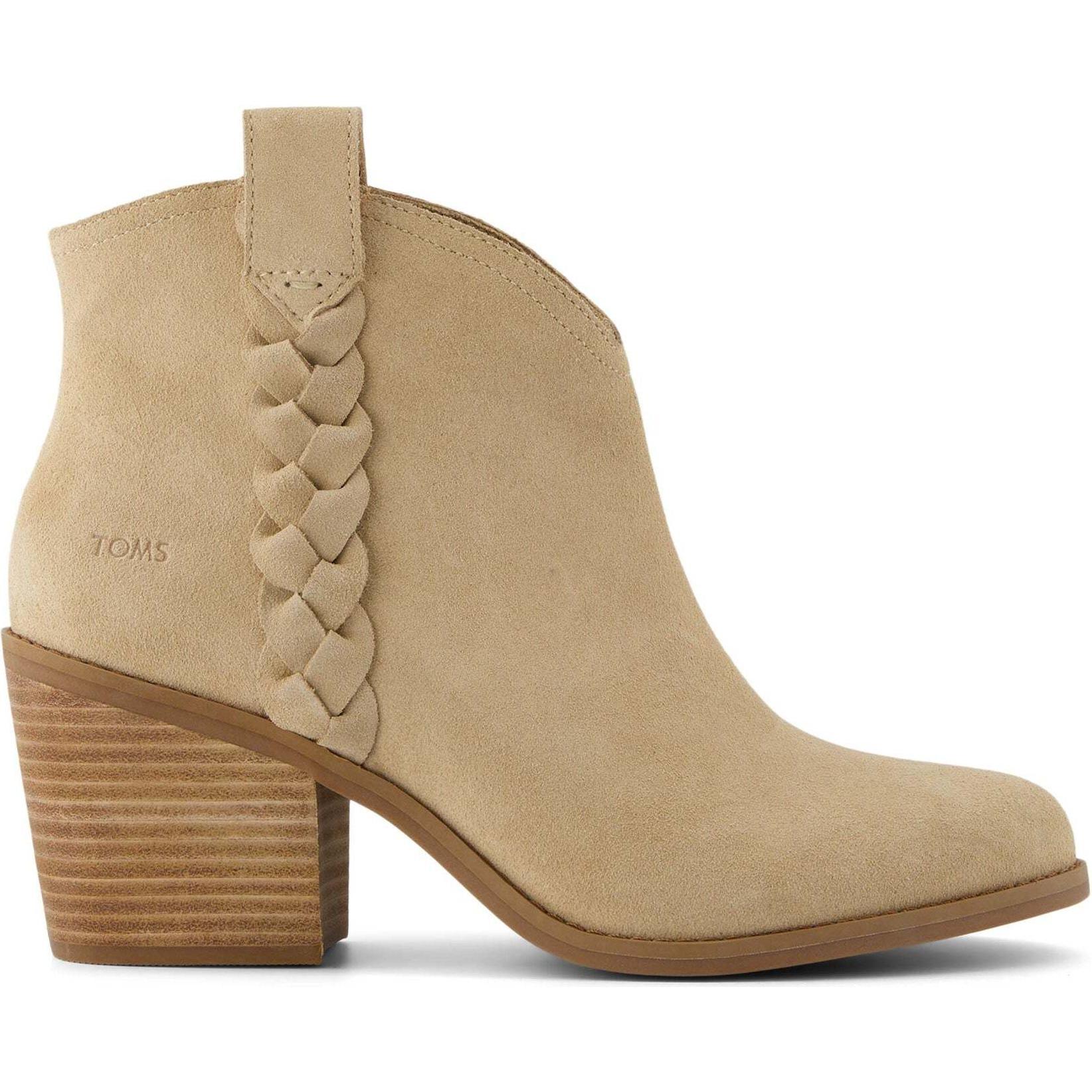 Toms, Damen, Boots + Stiefel, Braid Constance Damenstiefeletten, Beige, (38)