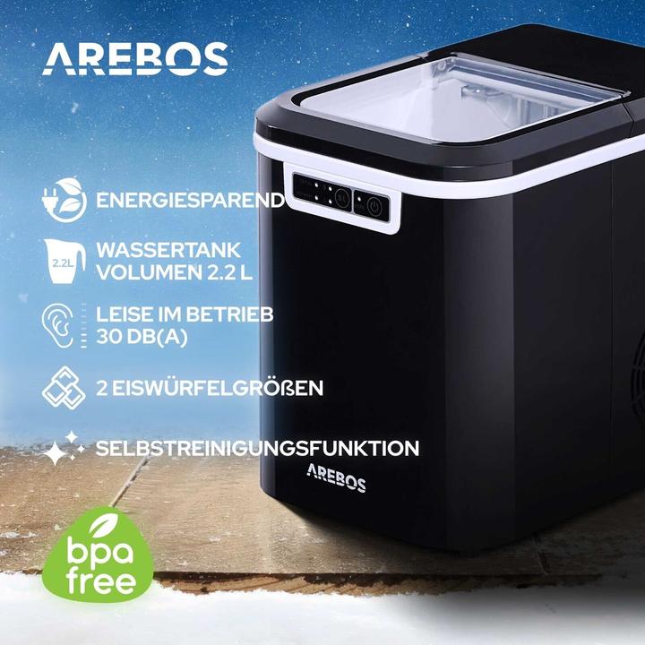 Image du produit Arebos Machine à glaçons