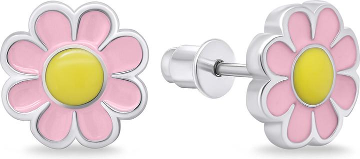 Produktbild Brilio Silver - Cheerful silver earrings Flowers EA710WP