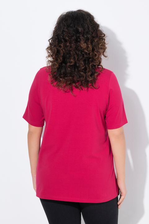 Actual product image Ulla Popken Essential Square Neck Stretch Tee (54)